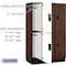 Salsbury Industries Wardrobe Locker, 45" W, 21" D, 76" H, (3) Wide, (6) Openings, Mahogany 22361MAH - alternate 8